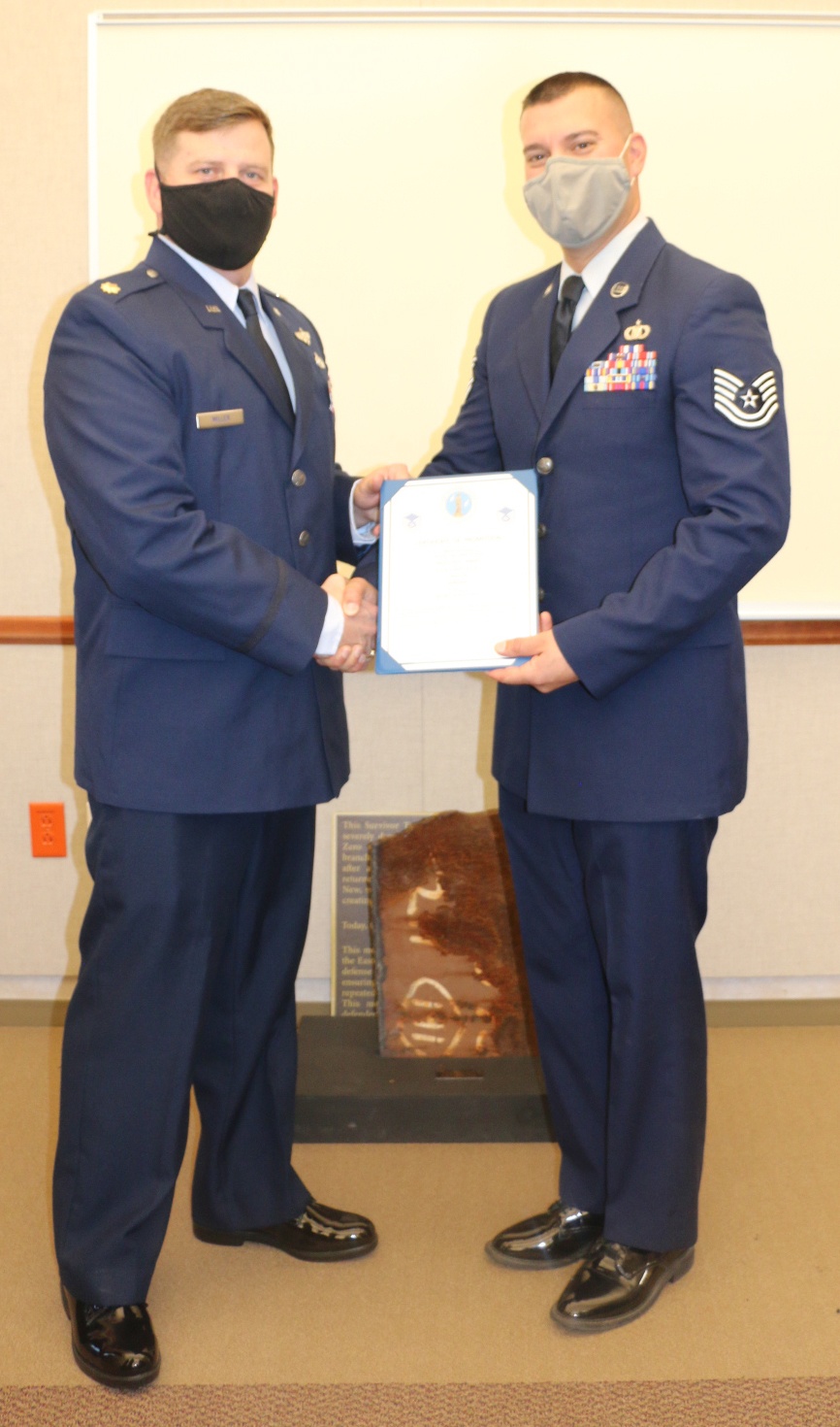 Carrier promoted to master sergeant