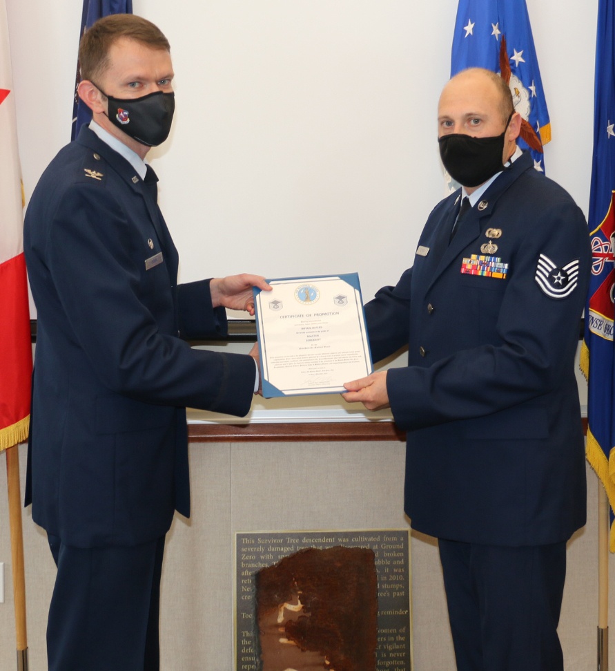 Severs promoted to master sergeant