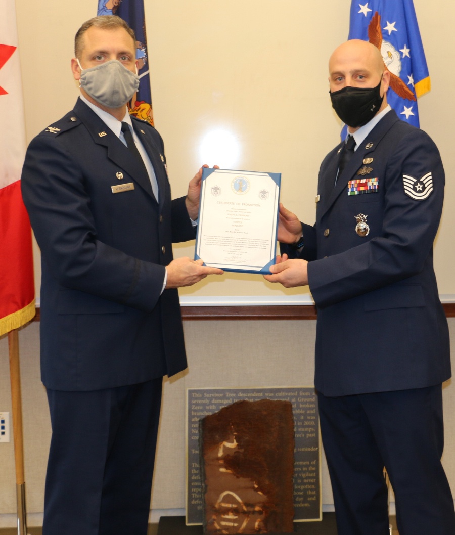 Pruckno promoted to master sergeant