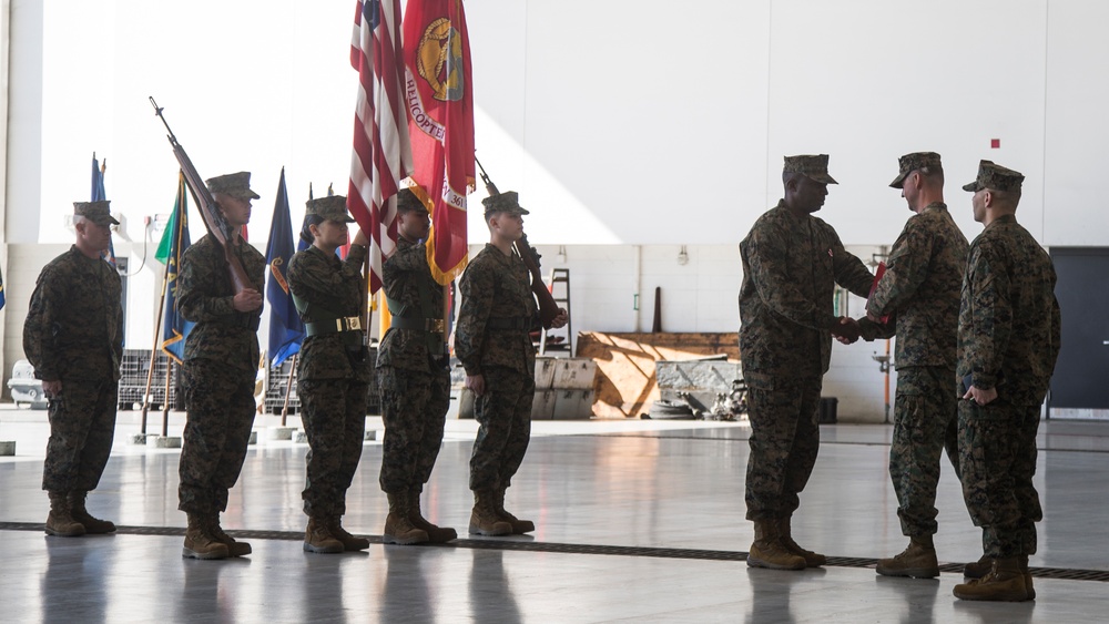 Marine Heavy Helicopter Squadron 361 Relief and Appointment Ceremony