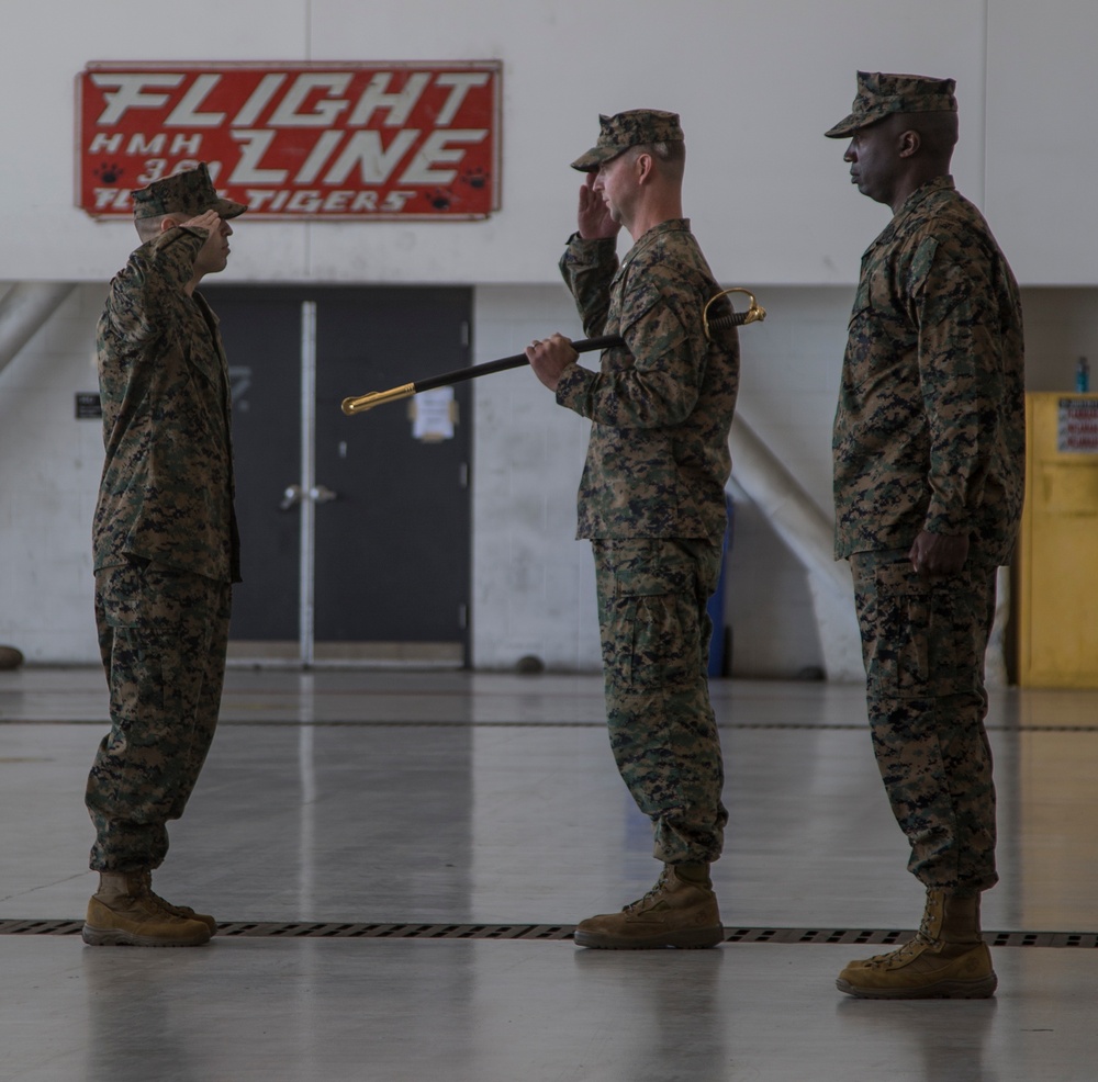 Marine Heavy Helicopter Squadron 361 Relief and Appointment Ceremony