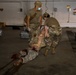 Members form the 382nd Military Police Battalion testing on the Combat Lifesaving skills they just learned.