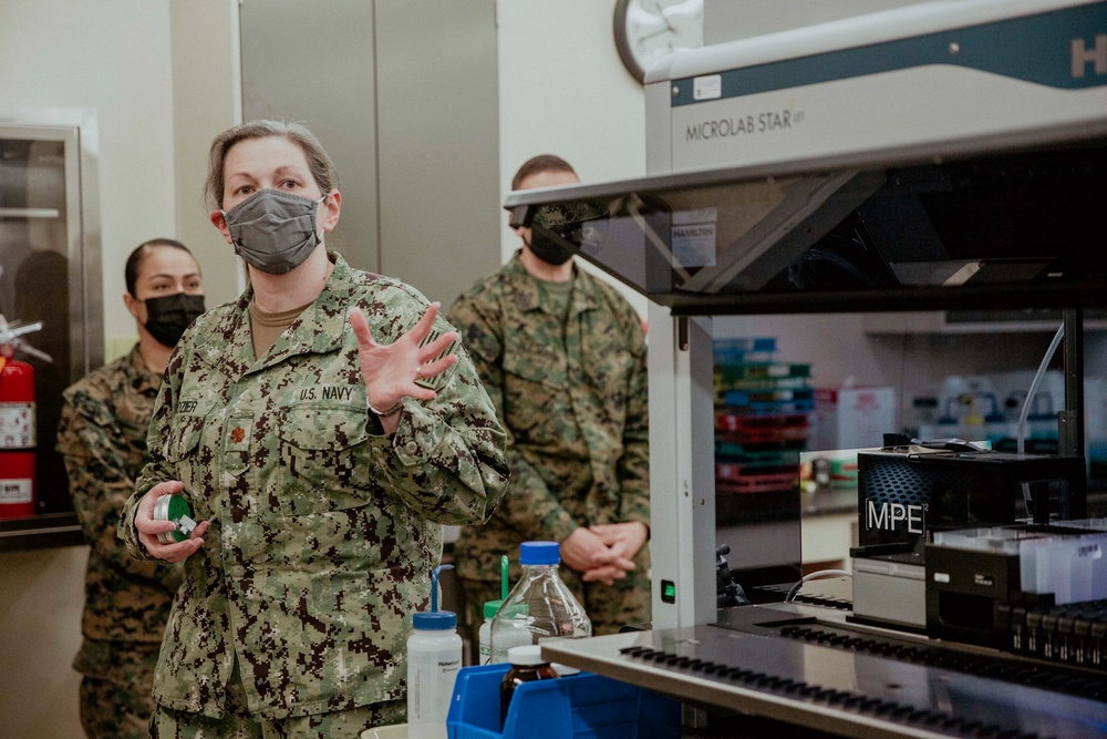 Top enlisted Marine visits Armed Forces Medical Examiner System