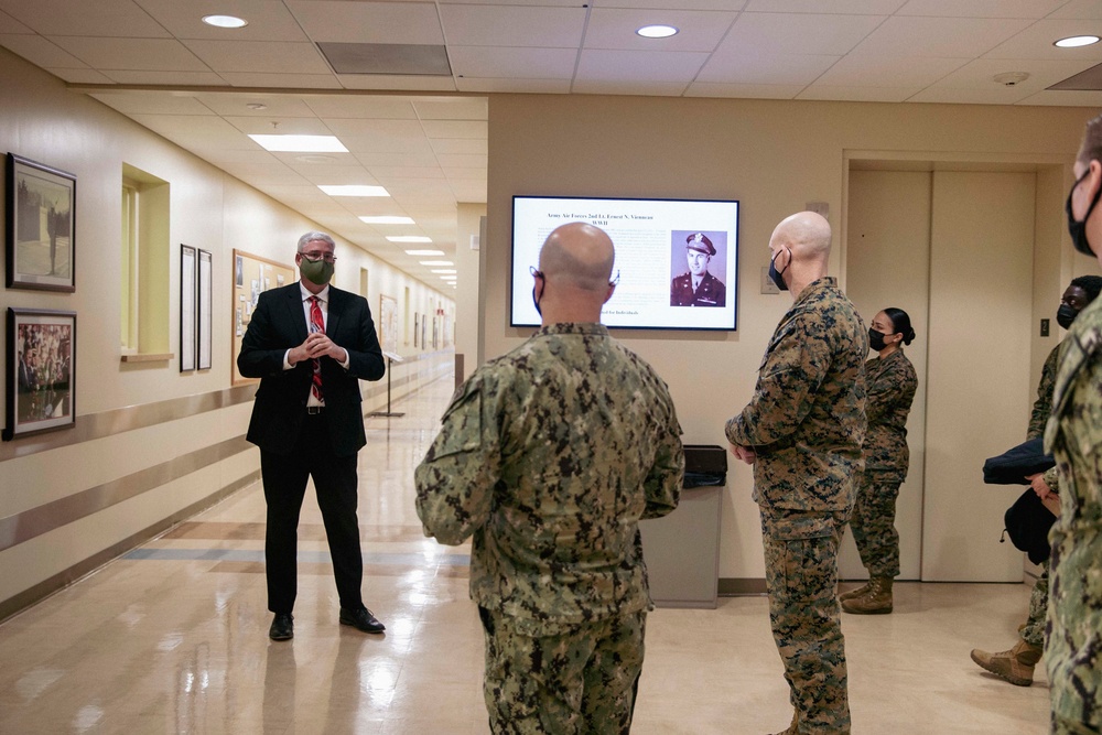 Top enlisted Marine visits Armed Forces Medical Examiner System