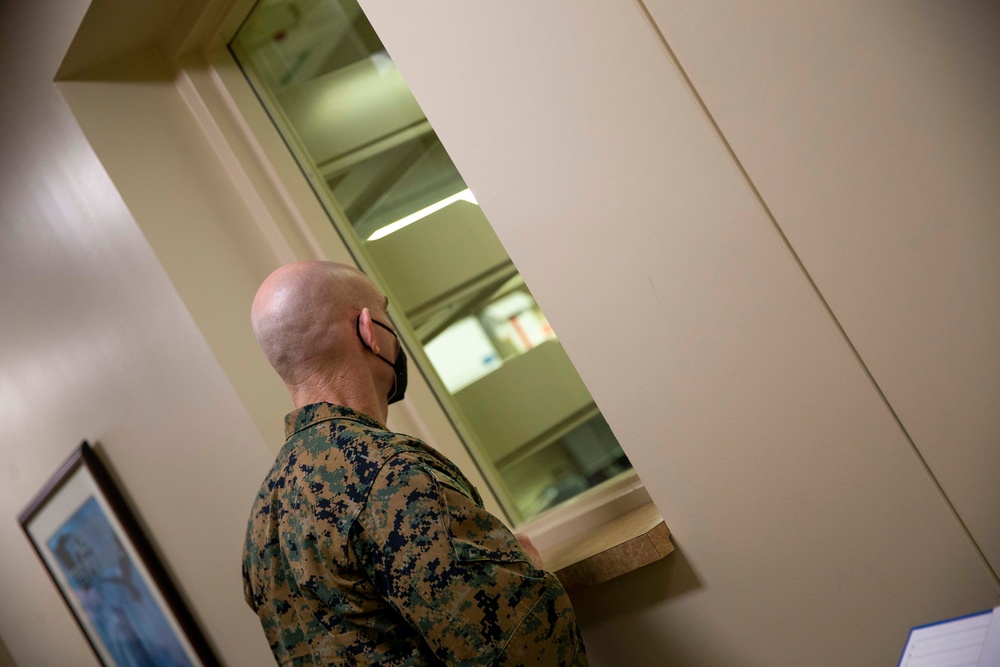 Top enlisted Marine visits Armed Forces Medical Examiner System