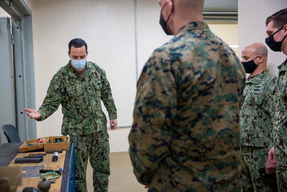 Top enlisted Marine visits Armed Forces Medical Examiner System