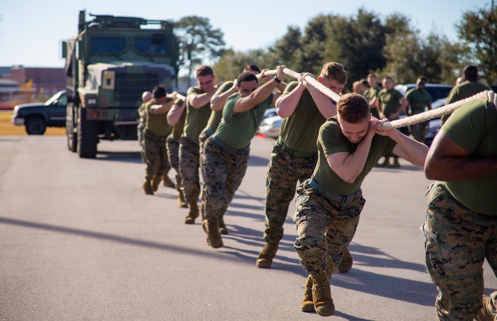 Cherry Point units face off in the annual field meet