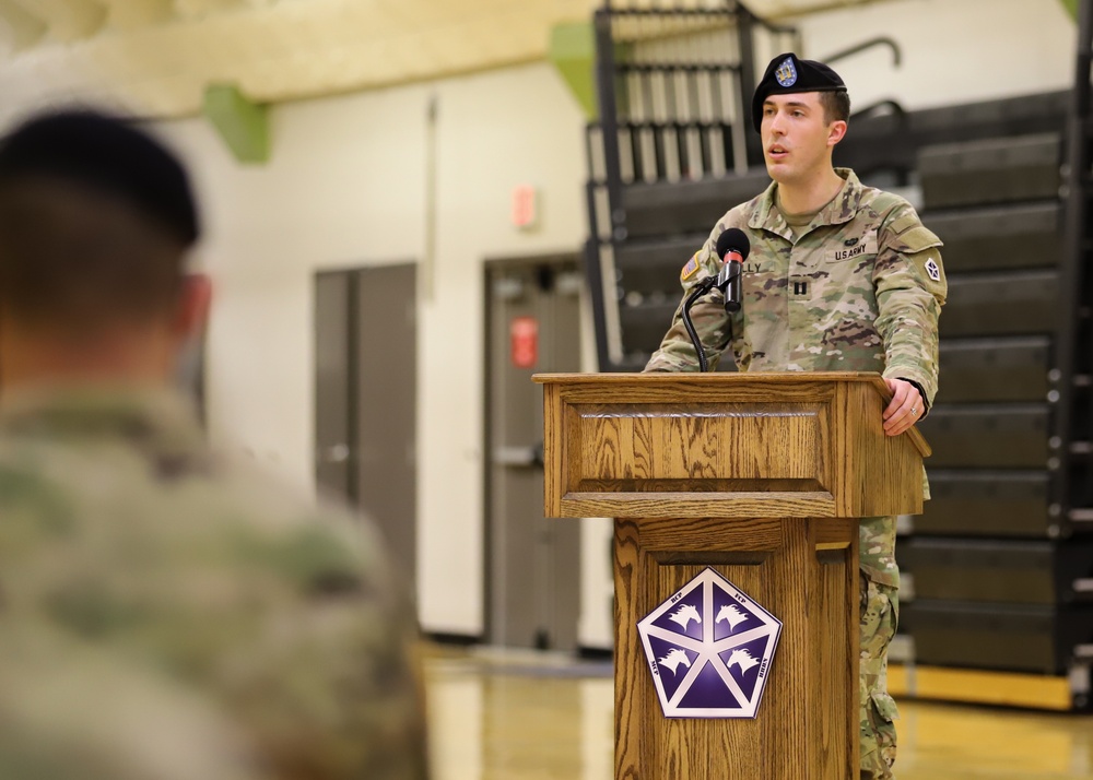 HHBN V Corps Conducts Change of Command Ceremony