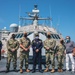 USS Billings Hosts Colombian Navy Sailors for a Tour of the Ship