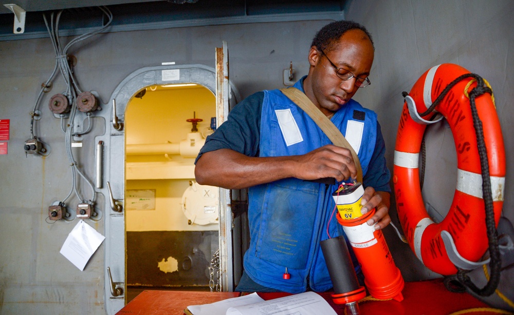 The Harry S. Truman Carrier Strike Group is on a scheduled deployment in the U.S. Sixth Fleet area of operations in support of naval operations to maintain maritime stability and security.