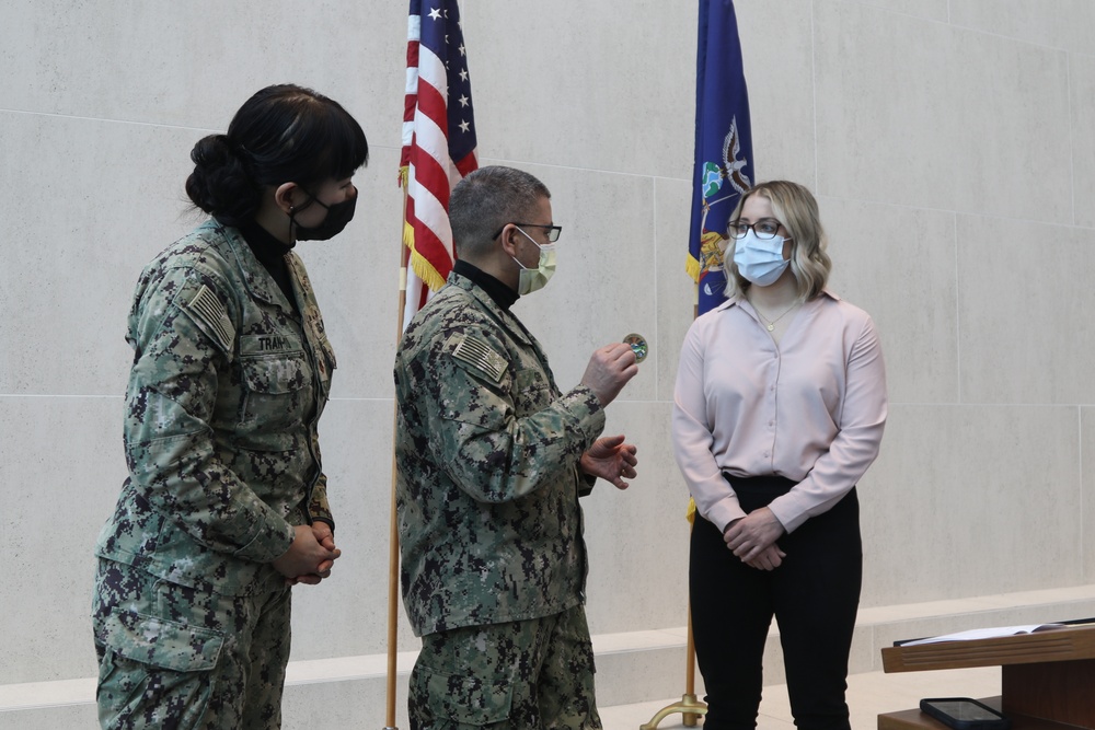 Certified Physician Assistant Commissions as a U.S. Navy Officer at Erie County Medical Center in Buffalo, New York