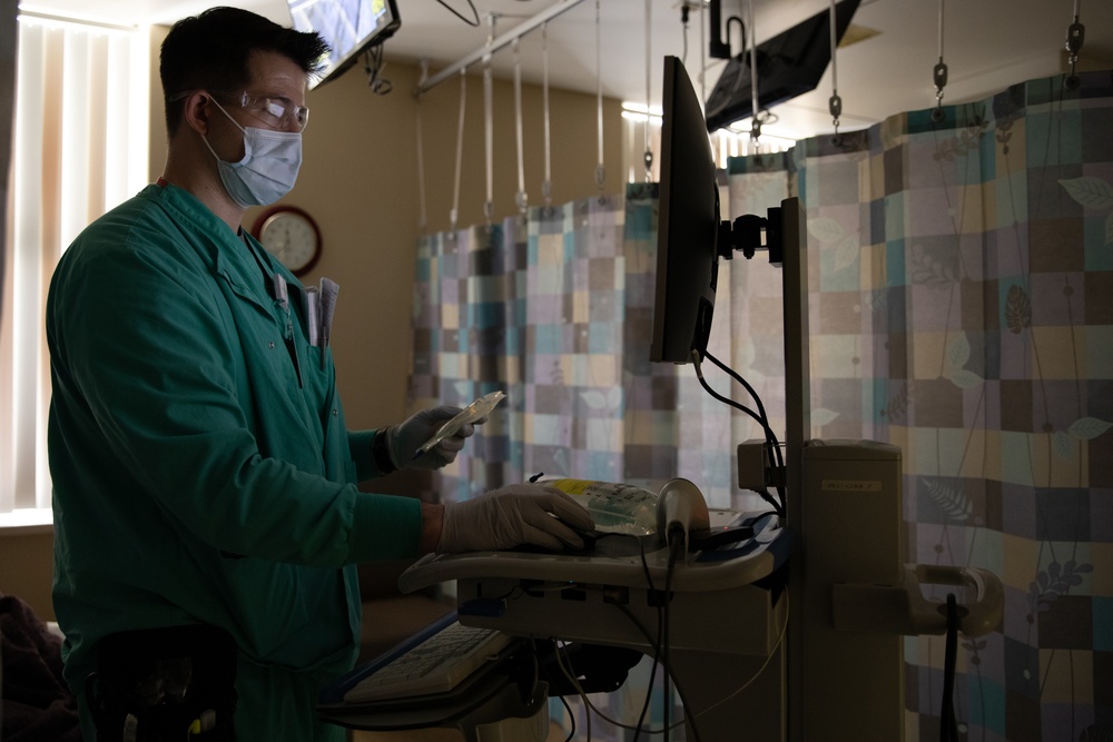 U.S. Navy Sailors spend time working in Valleywise Medical Center supporting the community.