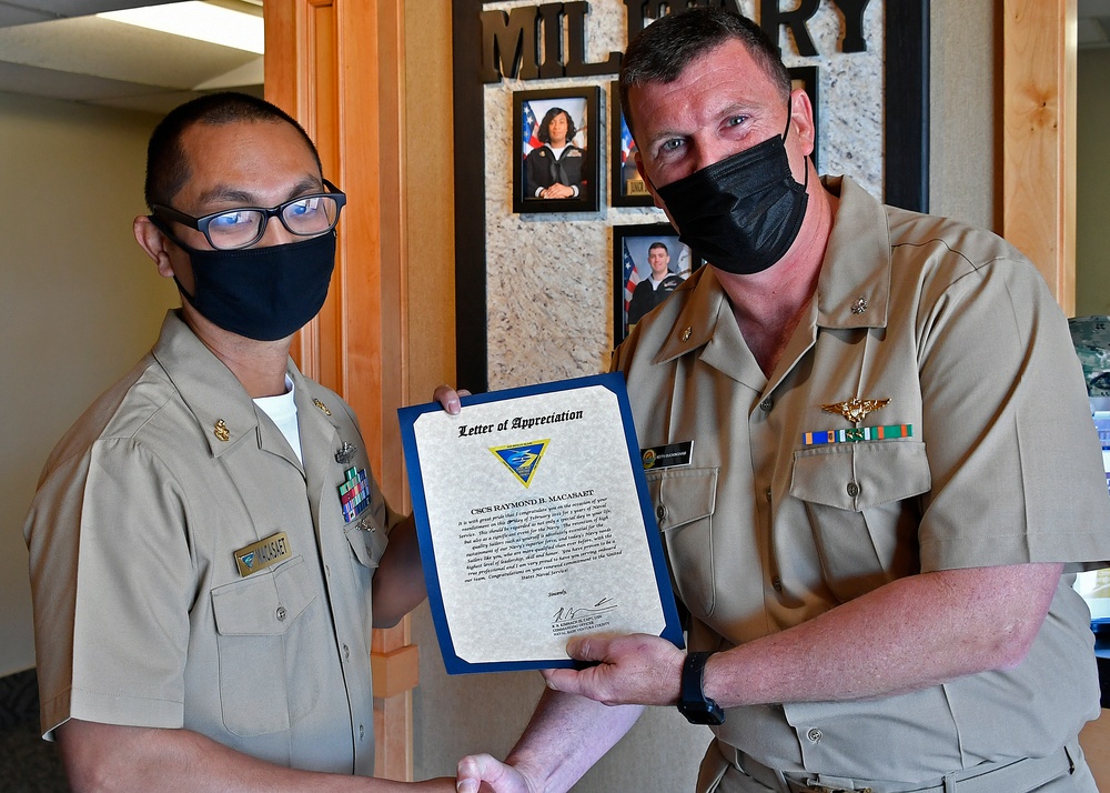 San Nicolas Island Senior Chief reenlistment