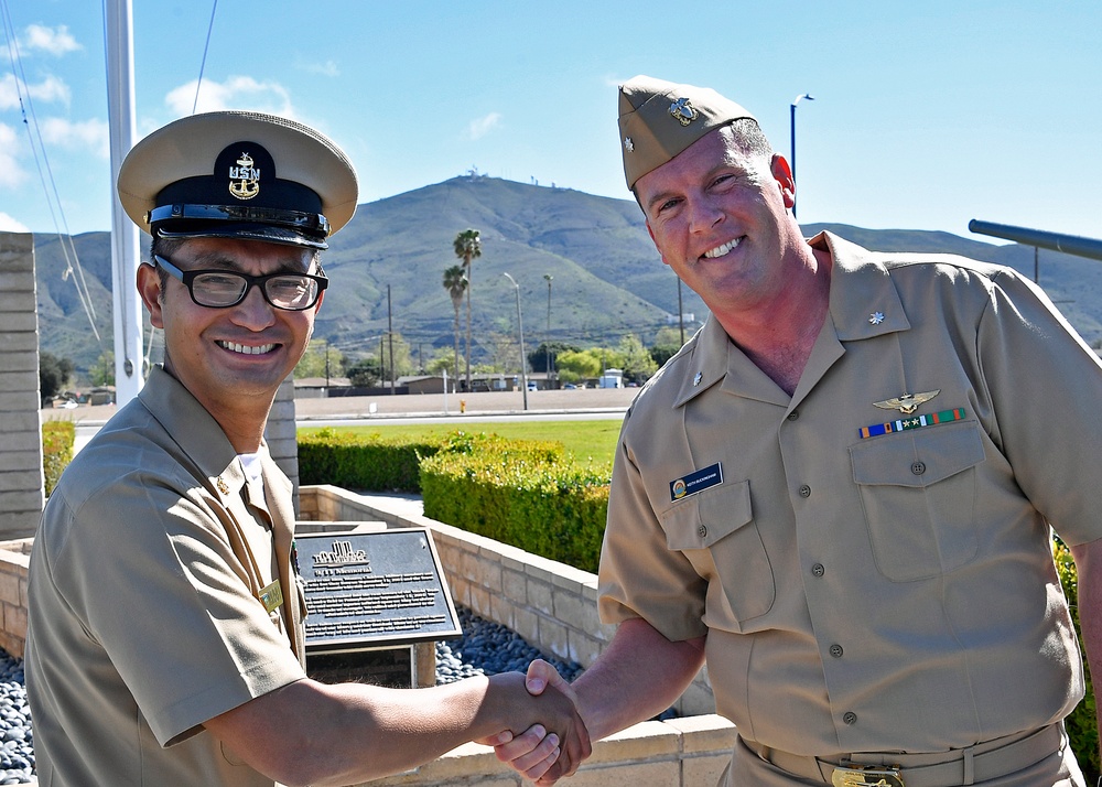 San Nicolas Island Senior Chief reenlistment