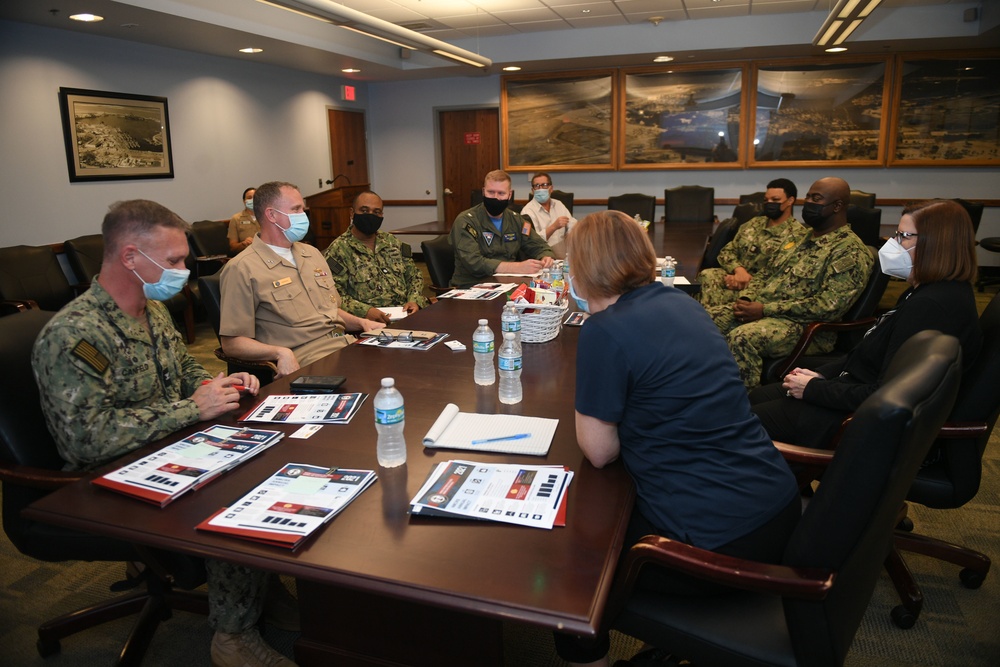 Commander, U.S. Naval Forces Southern Command/U.S. 4th Fleet Meets With Navy Marine Corps Relief Society