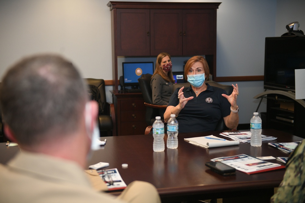 Commander, U.S. Naval Forces Southern Command/U.S. 4th Fleet Meets With Navy Marine Corps Relief Society