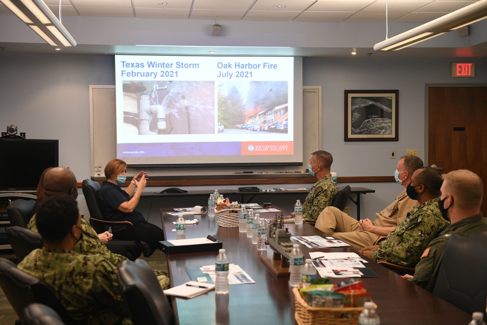 Commander, U.S. Naval Forces Southern Command/U.S. 4th Fleet Meets With Navy Marine Corps Relief Society