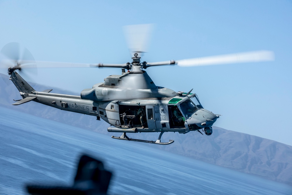 Winter Fury 22 Marine Attack Light Attack Helicopter Squadron 469 trains on San Clemente Island