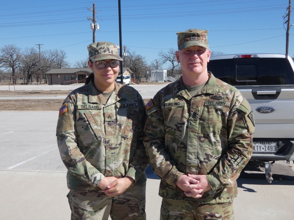 Sgt. Lydia Delgado of the 3D Medical Command (Deployment Support) Detachment 11 promotion