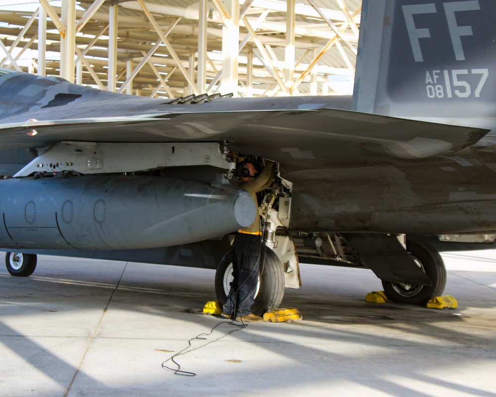 F-22 Operations at ADAB