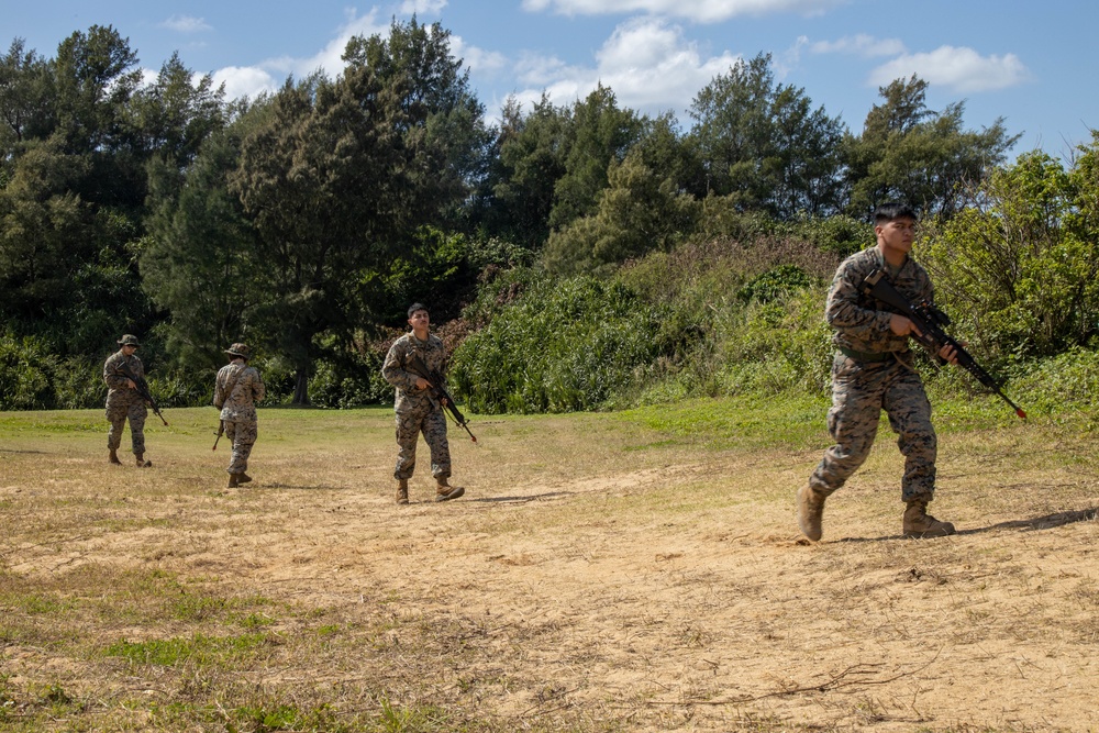 U.S. Marines with Combat Logistics Company Alpha conduct Jungle Warfare Training