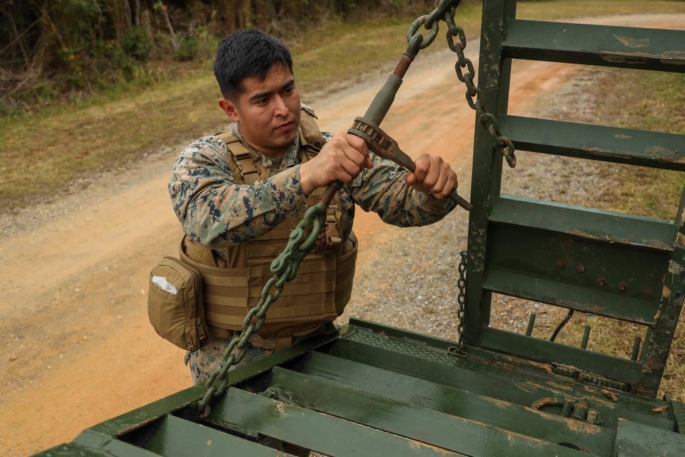 U.S. Marines with Combat Logistics Company Alpha conduct Jungle Warfare Training