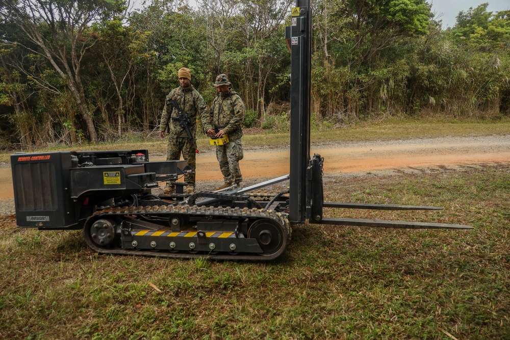 U.S. Marines with Combat Logistics Company Alpha conduct Jungle Warfare Training