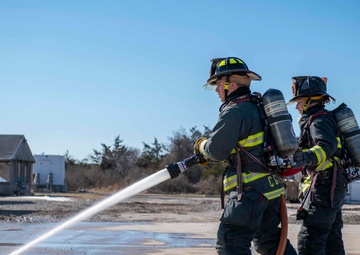 Coast Guard Training Center Cape May Fire Department conducts drills