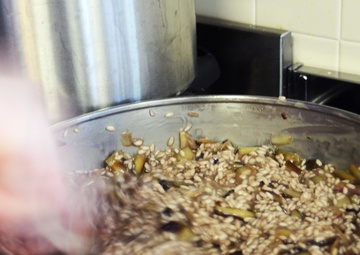 Italian Base Commander cooks seasonal recipe for garrison newcomers