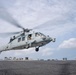 Aircraft lands on flight deck aboard USS Gonzalez.