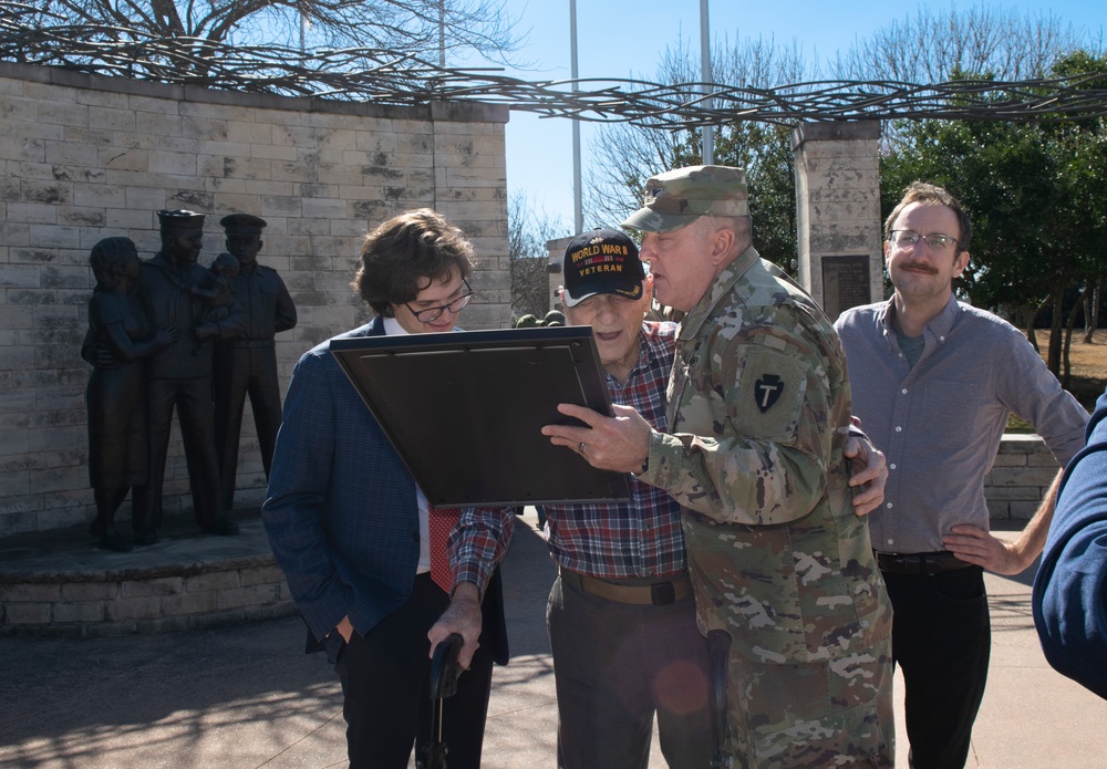 TX NG WWII Vet Gets Wish