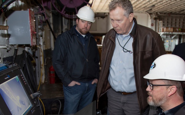 ROV Makes a Splash Aboard Iwo Jima