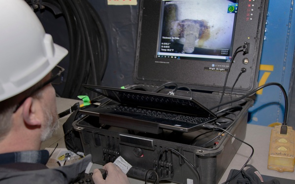 ROV Makes a Splash Aboard Iwo Jima