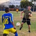 USS Billings Sailors and Coast Guard LEDET Play Soccer with Colombian Navy Sailors