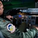 Pilot performs accepting testing on new E4-B flight simulator