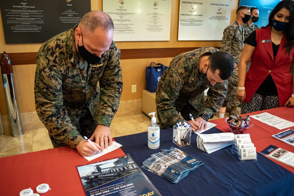 Navy-Marine Corps Relief Society Pledge Drive