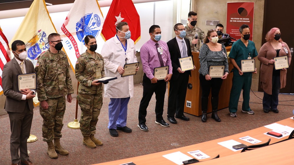 Newark University Hospital Hosts Award Ceremony for Military Medical Team Members