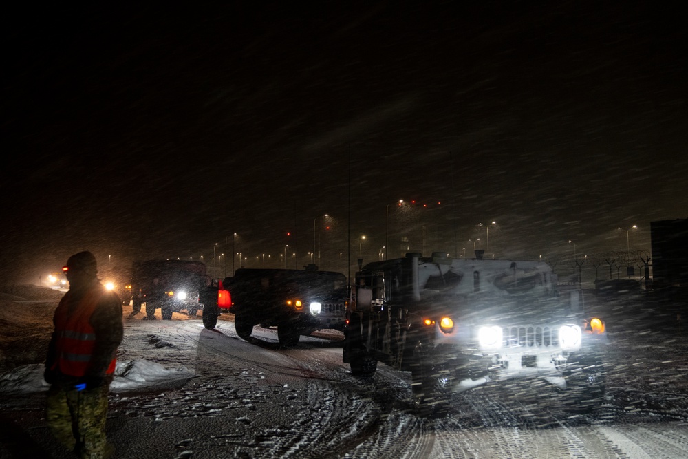 Vipers execute cold weather convoy