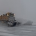 22nd Civil Engineering Squadron clears snow from the flight line