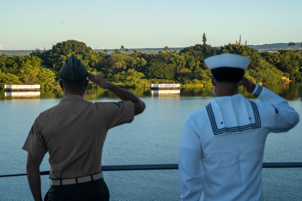 11th MEU, USS Portland arrive at Pearl Harbor