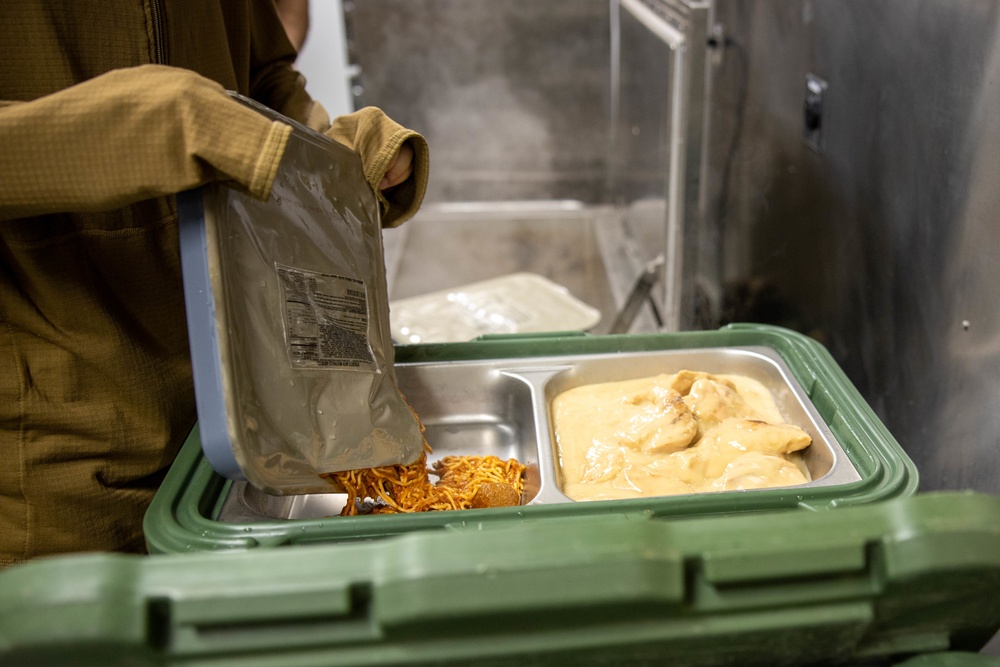 Food Service Marines support the Joint Force during Arctic Edge 22