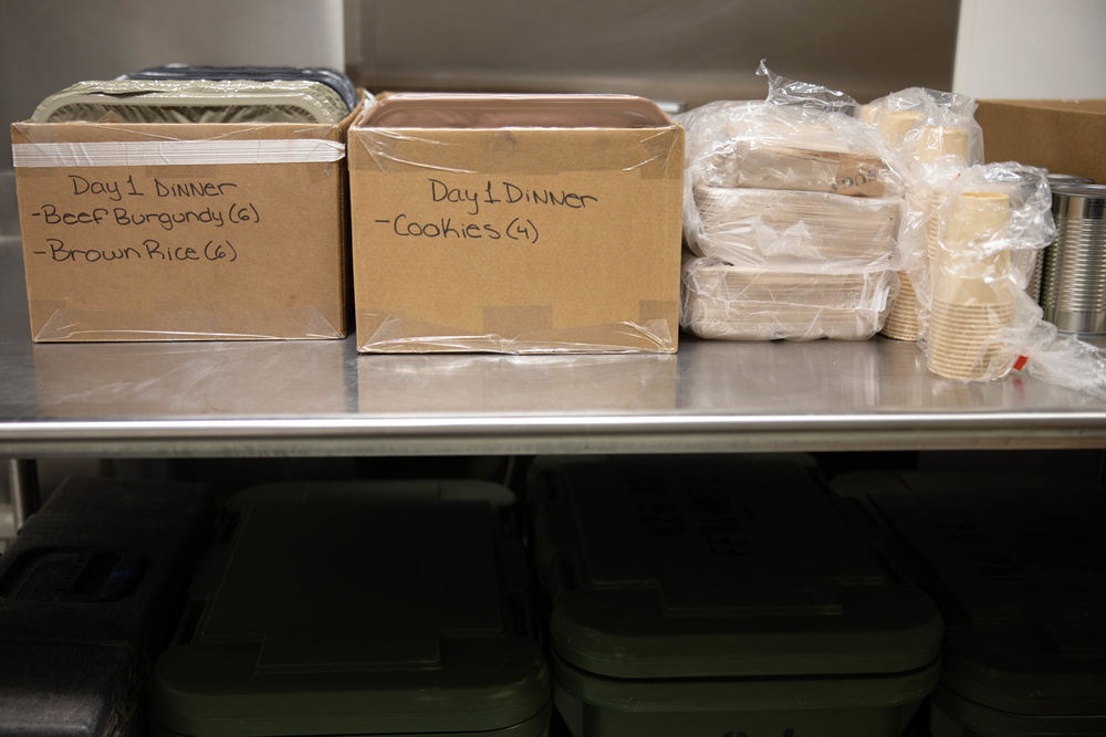 Food Service Marines support the Joint Force during Arctic Edge 22