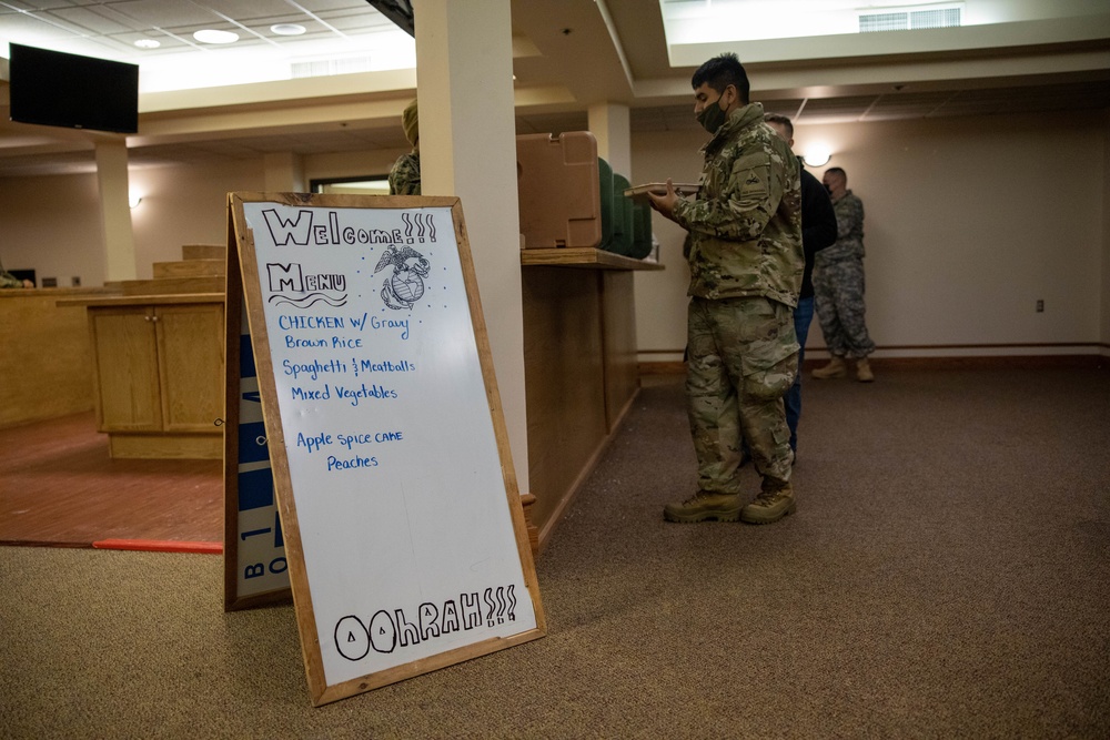 Food Service Marines support the Joint Force during Arctic Edge 22