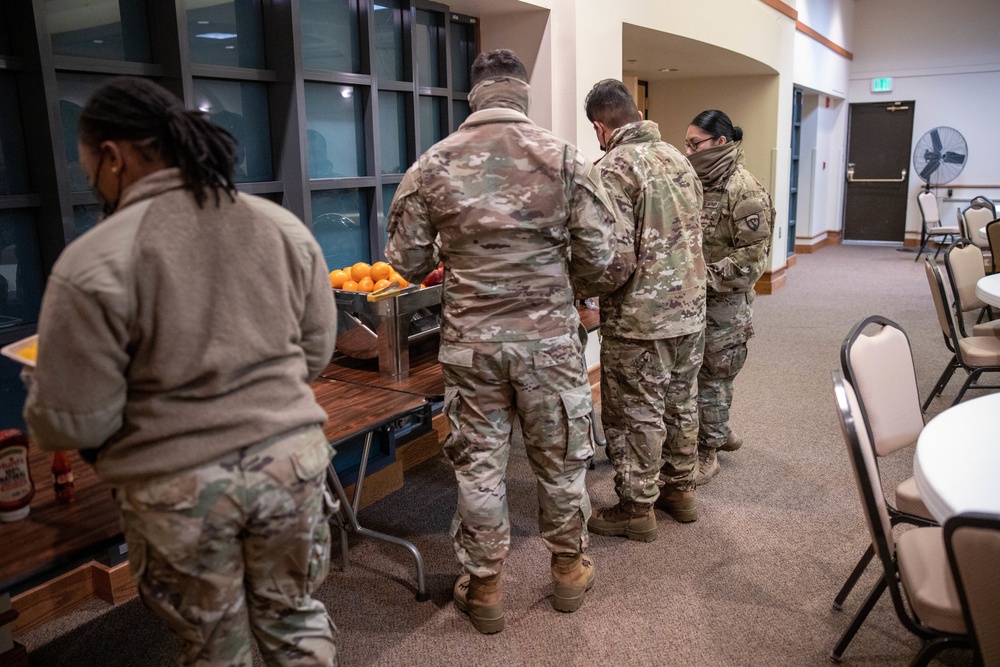 Food Service Marines support the Joint Force during Arctic Edge 22