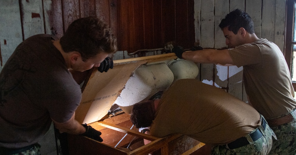 Sailors Volunteer at Habitat for Humanity Build During Mobile Navy Week