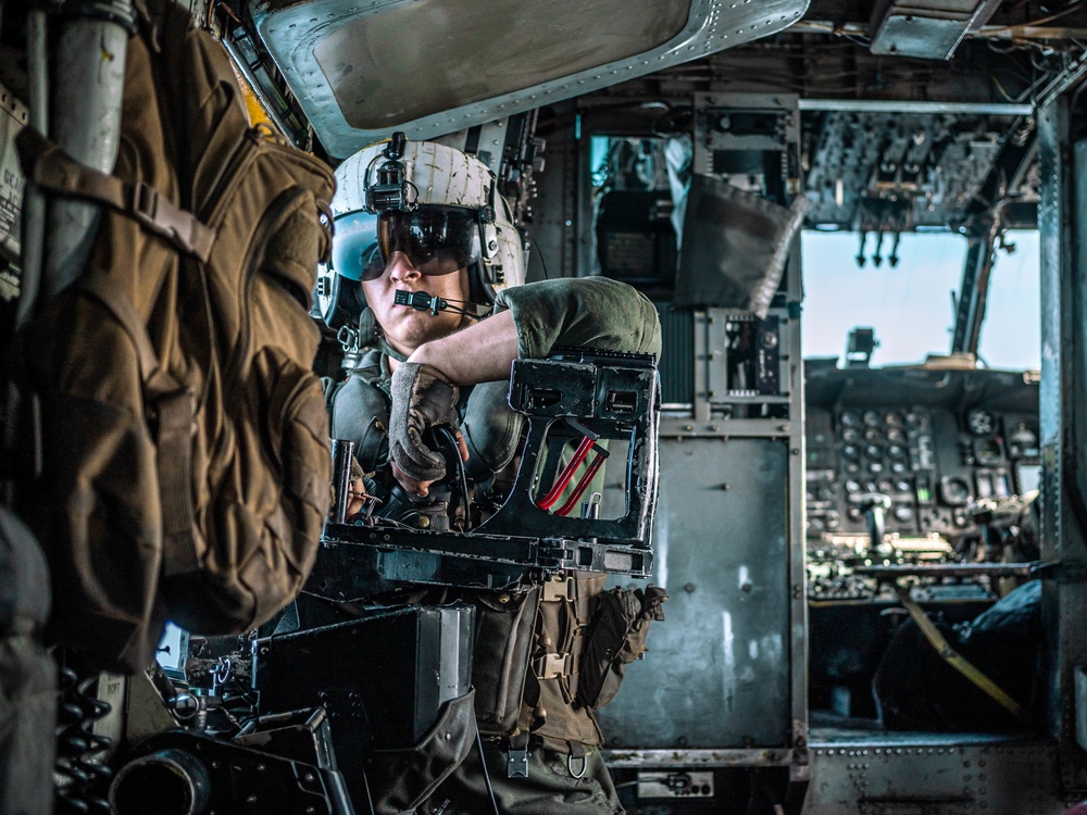 11th MEU, USS Portland (LPD 27) Flight Operations during MAREX 22 PH