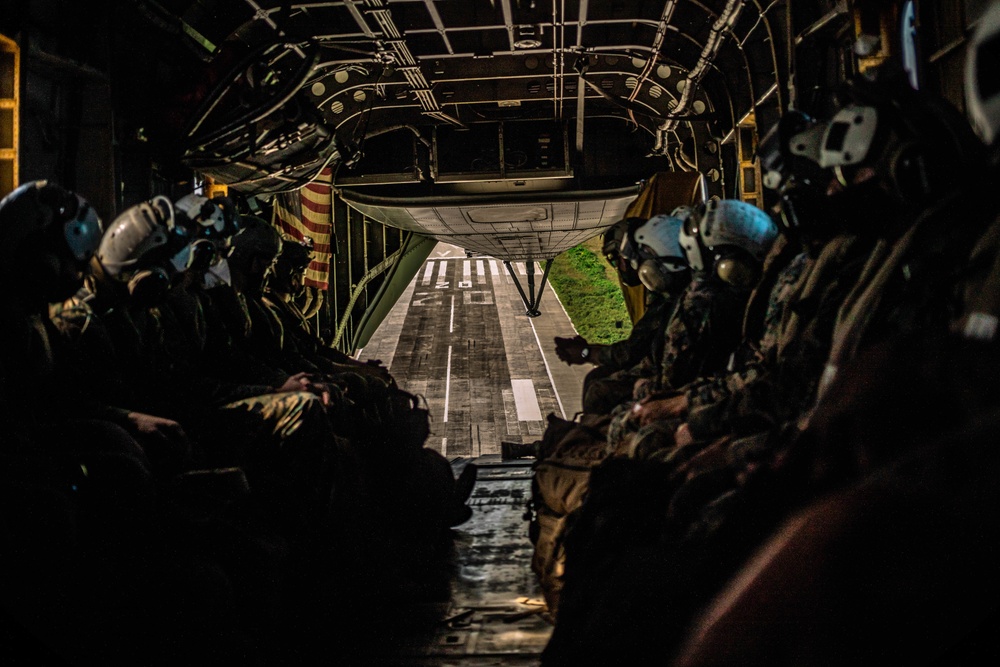 11th MEU, USS Portland (LPD 27) Flight Operations during MAREX 22 PH