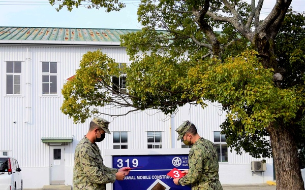 NMCB THREE Detail Sasebo Seabees begins preliminary checks for upcoming Motor vehicle storage and maintenance facility project