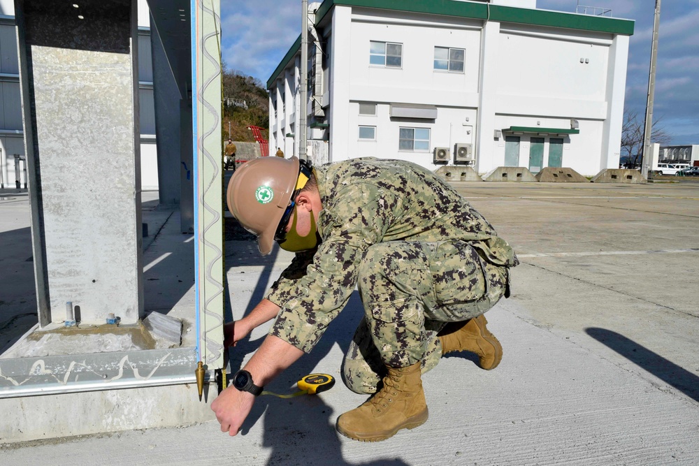 NMCB THREE Detail Sasebo Seabee measures pre engineered building