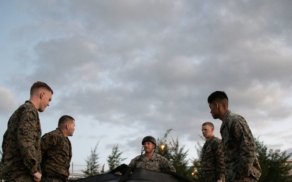 JWX 22 | CLB-4 Marines conduct amphibious resupply with Combat Rubber Raiding Craft